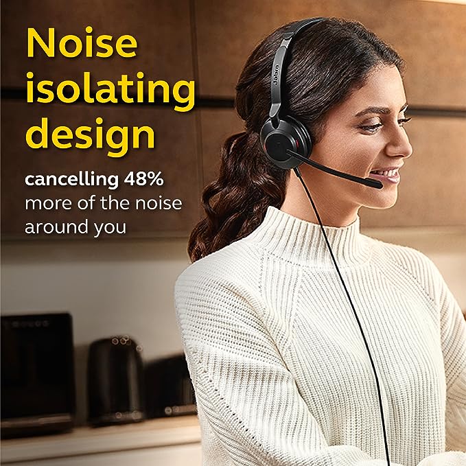 Jabra Evolve2 30, Corded Headset, USB-A MS Mono