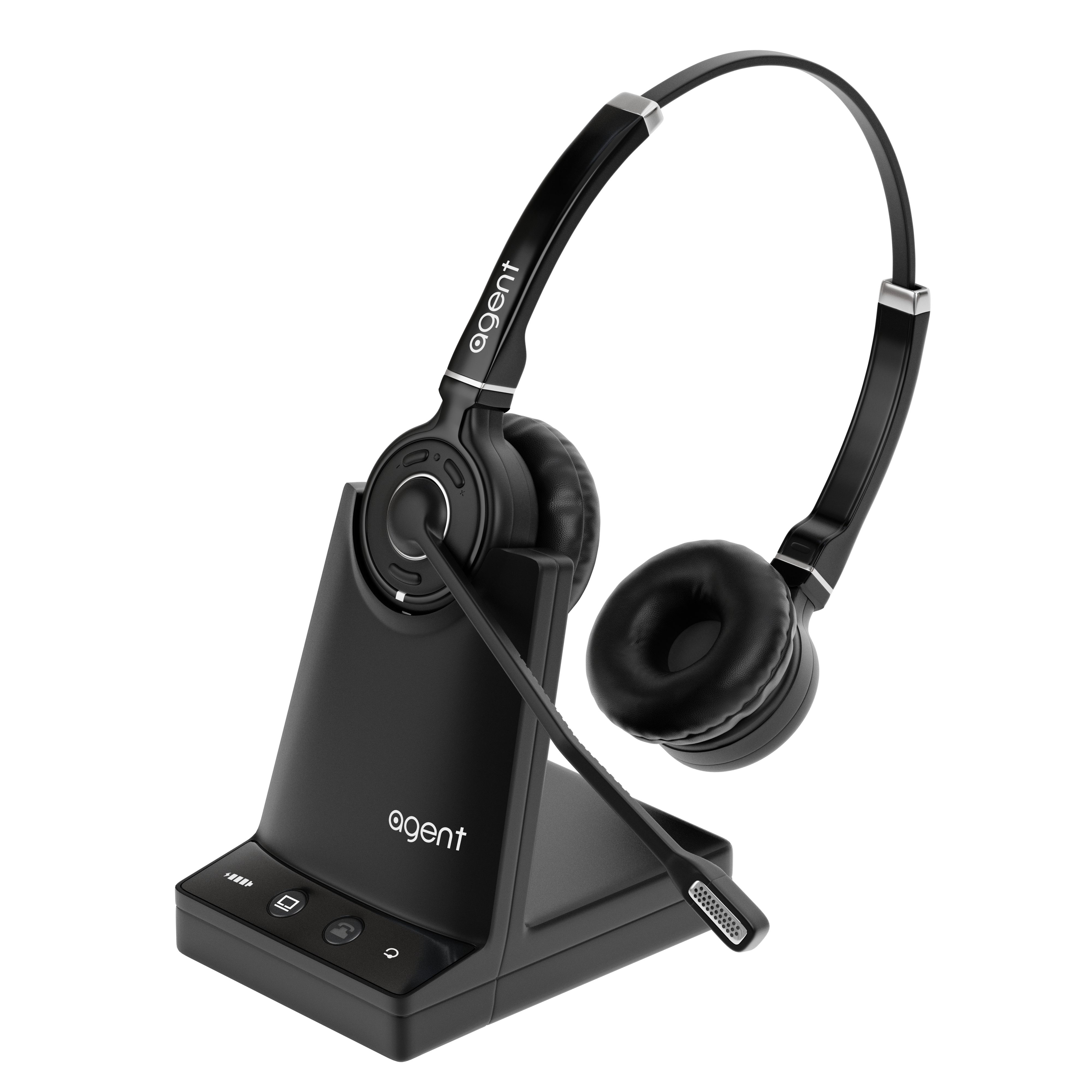 TruVoice Agent AW60 Duo Wireless Dect Headset (Dual Connectivity)