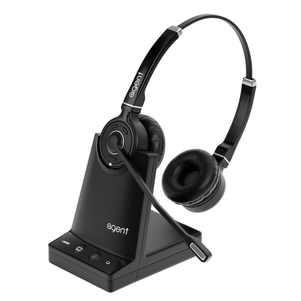TruVoice Agent AW60 Duo Wireless Dect Headset (Dual Connectivity)