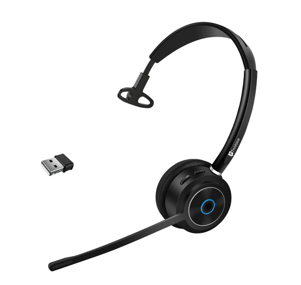 TruVoice BT75 Bluetooth Wireless Headset With USB Dongle