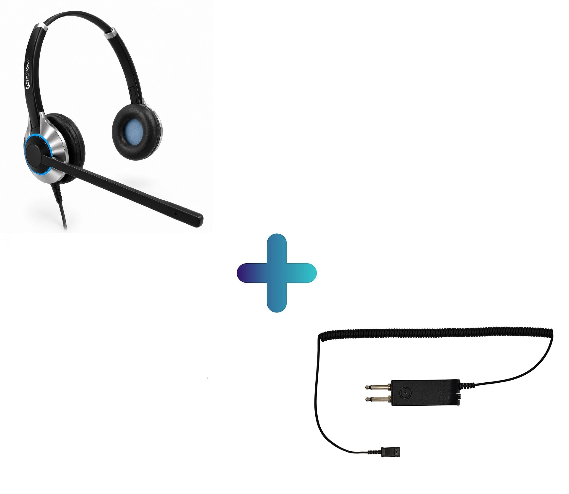 TruVoice JPL BL22+ Amplifier and HD550 Headset Bundle