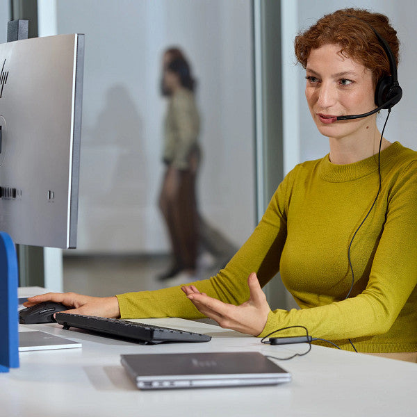 Poly Mission 415 Single Ear Teams Wired Headset - USB-A/C (C01B2AA#AC3)