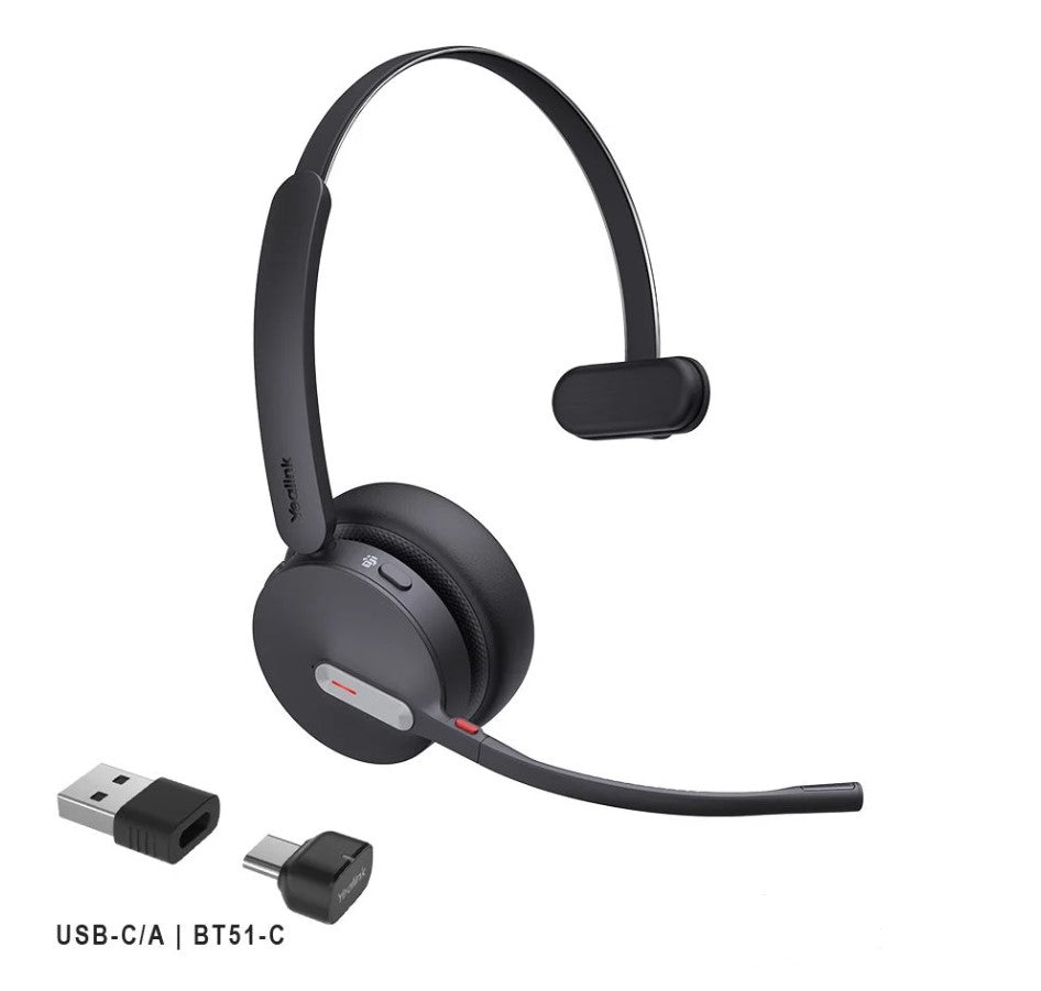 Yealink BH70 Mono UC USB-A/C Headset - MPN: 1208706