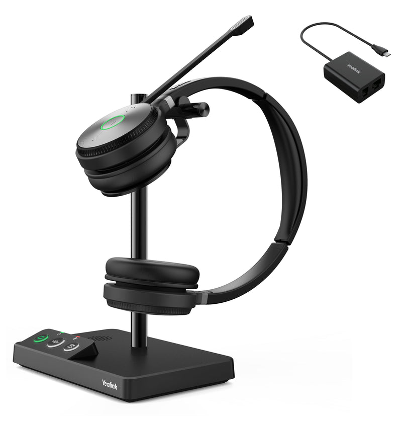 Yealink WH62 Duo Headset With EHS61 adapter