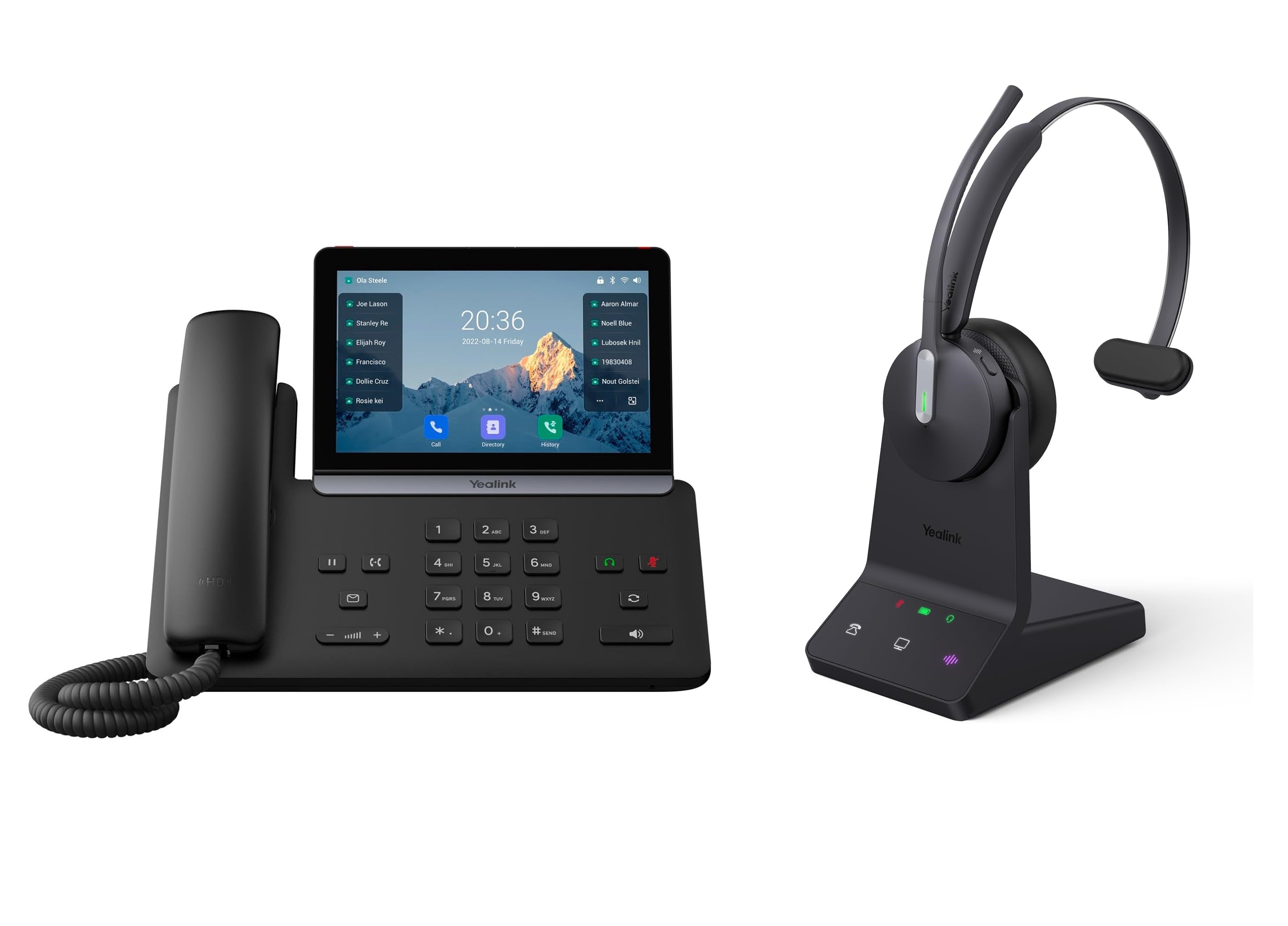 Yealink T88W Phone and WH64 Mono Dect Wireless Bundle