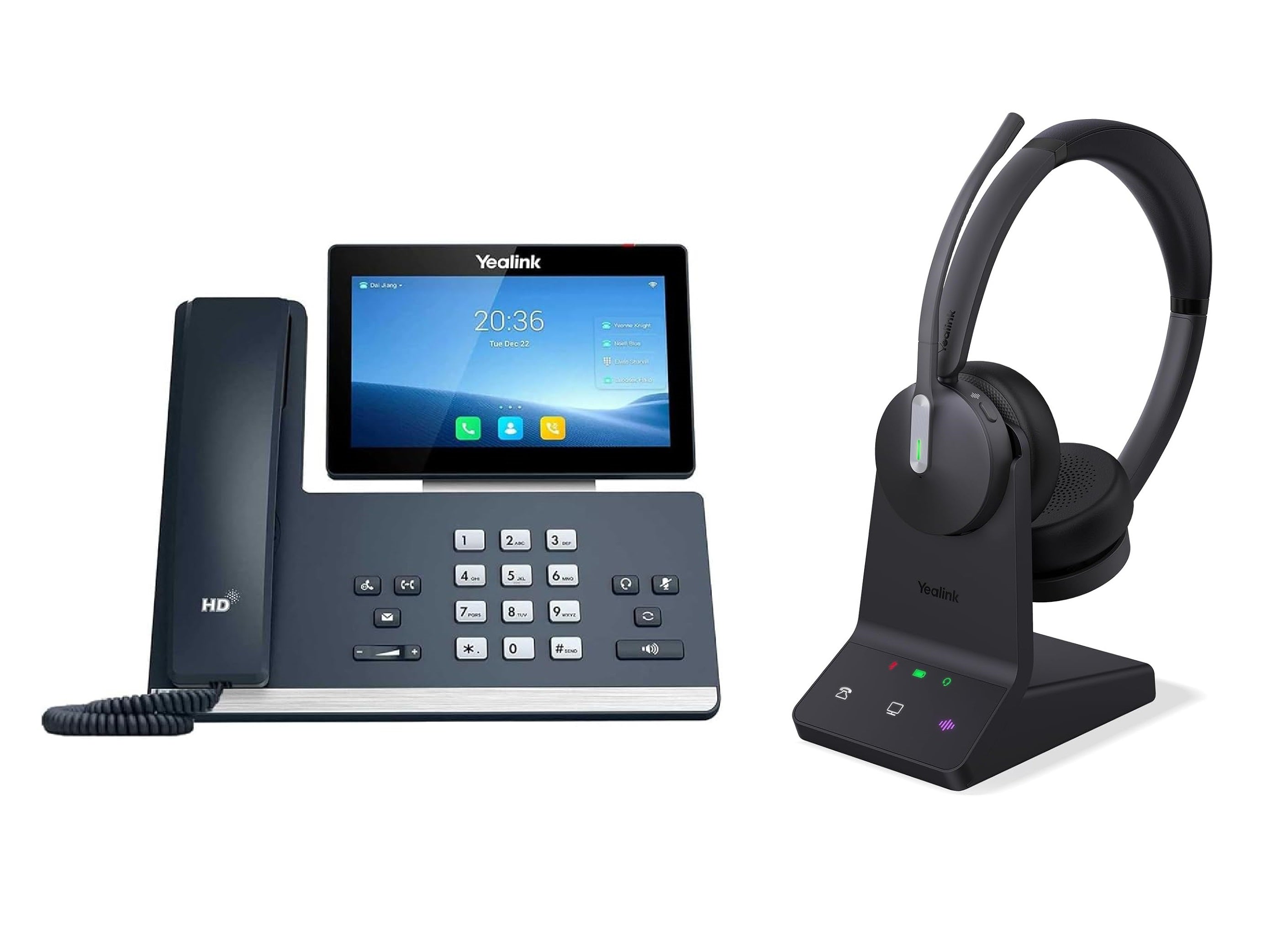 Yealink T58W Phone and WH64 Duo Dect Wireless Bundle
