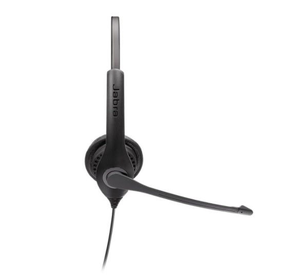 Jabra Biz 1100 EDU, Duo, 3.5mm, Education Headset, Noise Cancelling Microphone, Leatherette Ear Cushions