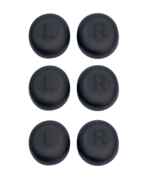 Jabra Evolve2 40/65 Ear Cushions, 6 Pieces, Black