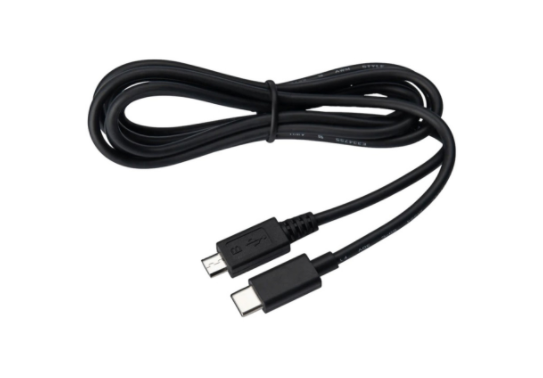 Jabra USB-C To Micro-USB Cable, 1.5m Length, Black Color. Suitable For Use With Jabra Engage 65, Jabra Engage 75 And Jabra Evolve USB Wireless Headsets.