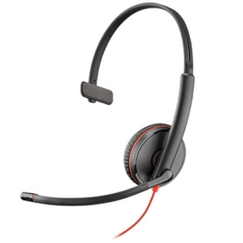 Poly / Plantronics Blackwire 3215 USB-A Monaural Headset With 3.5mm