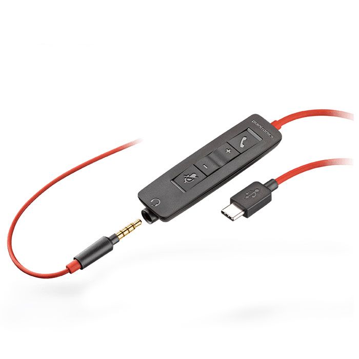 Poly Blackwire 3315-M USB-C and 3.5mm Mono Headset