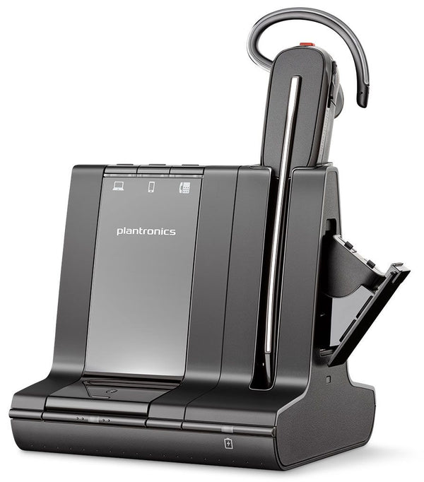 Plantronics Savi W8245 Office Wireless Convertible Headset with Unlimited Talk Time