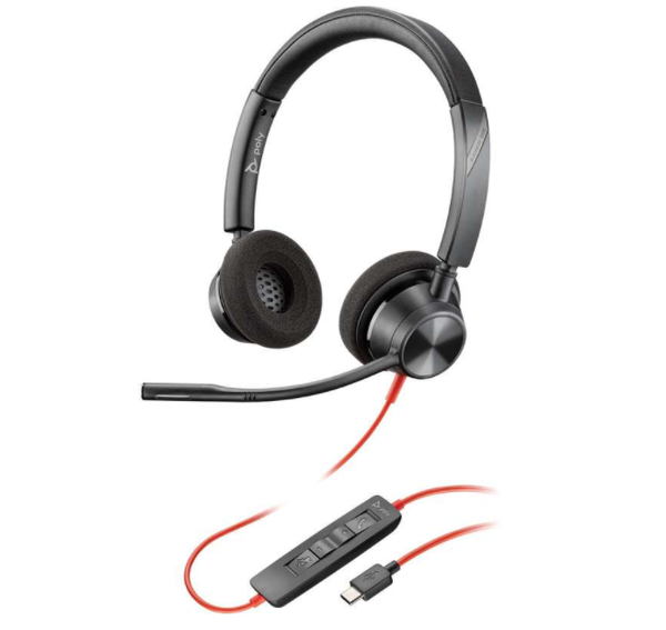 Poly Blackwire 3320 USB-C Duo Headset