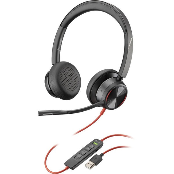 Poly Blackwire 8225 USB-A Headset with Active Noise Canceling