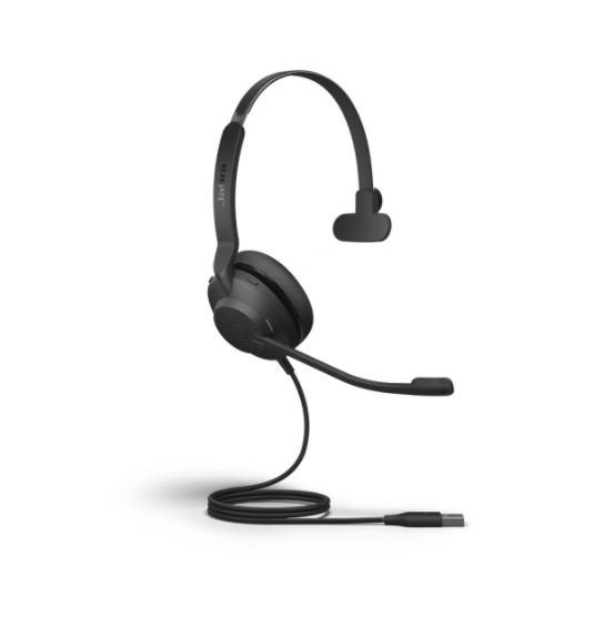 Jabra Evolve2 30, Corded Headset, USB-A MS Mono