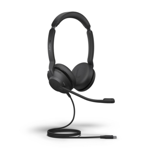 Jabra Evolve2 30, Corded Headset, USB-C MS Stereo