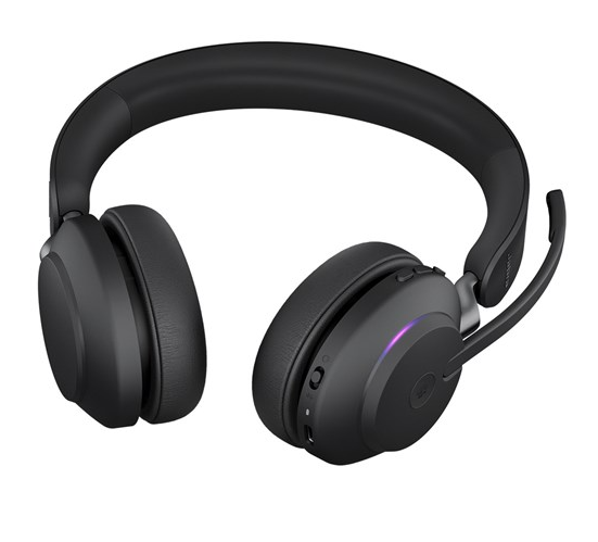 Jabra Evolve2 65 Wireless Headset Link 380C UC Stereo Black - MPN: 265 Jabra Evolve2 65 Wireless Headset Link 380C UC Stereo Black - MPN: 265