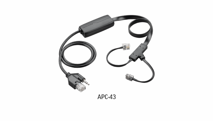 Poly / Plantronics APC-43 Electronic Hook Switch Cable