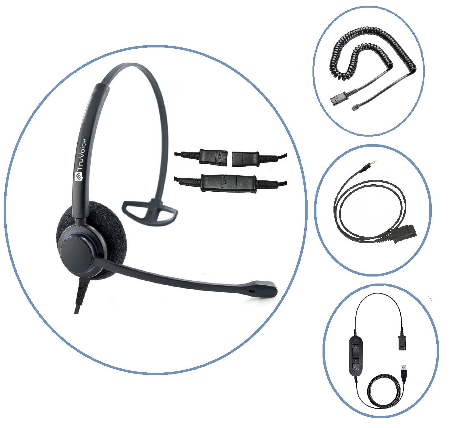 TruVoice HD-100 Headset (Homeworker Bundle)