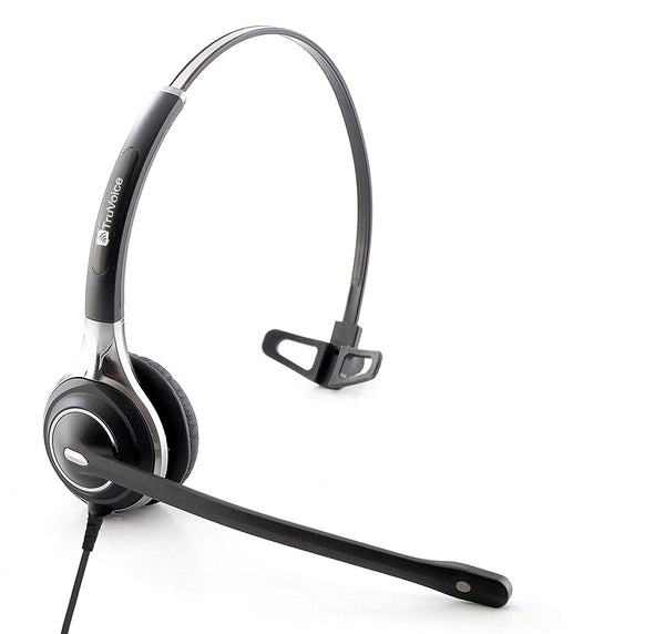 TruVoice HD-700 Single Ear Headset with Noise Canceling Microphone and HD Speakers