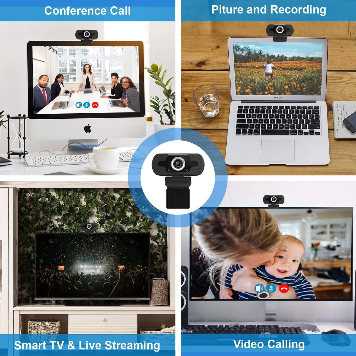 TruVoice W830 HD Webcam (1080p)