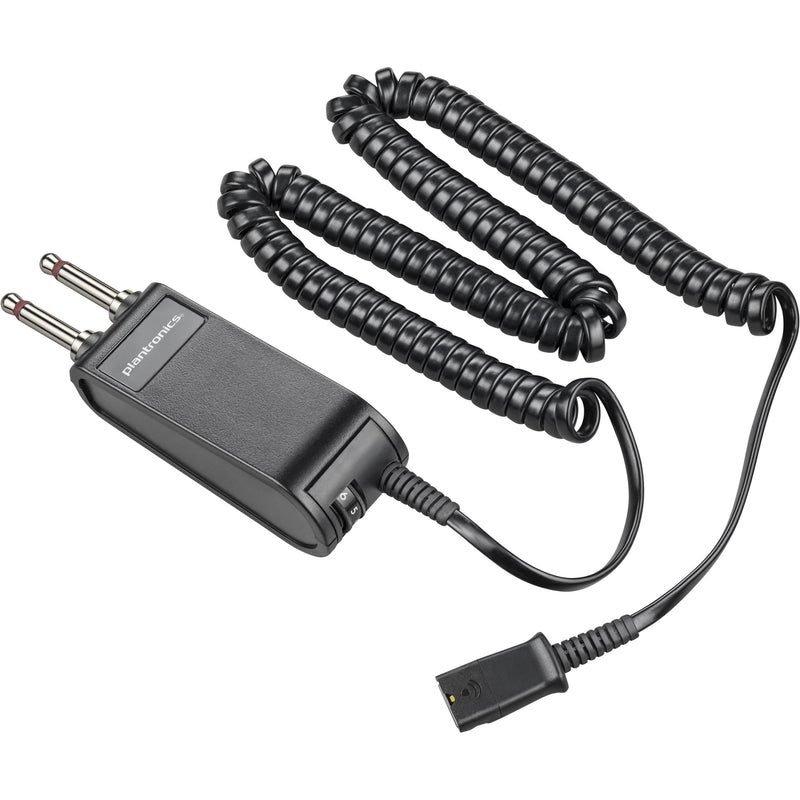 Poly / Plantronics Shs1963-01, Plug-Prong With Unamplified Receiver For Motorola Dispatch Consoles (4 Wire)