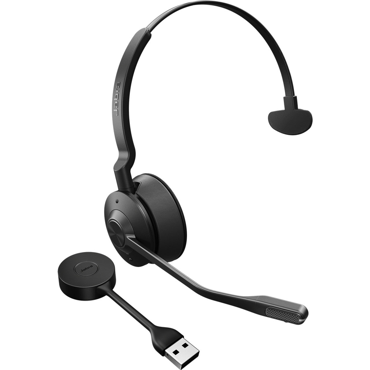 Jabra Engage 55 DECT Wireless Headset Mono UC with USB-A Link 400 and Charging Stand