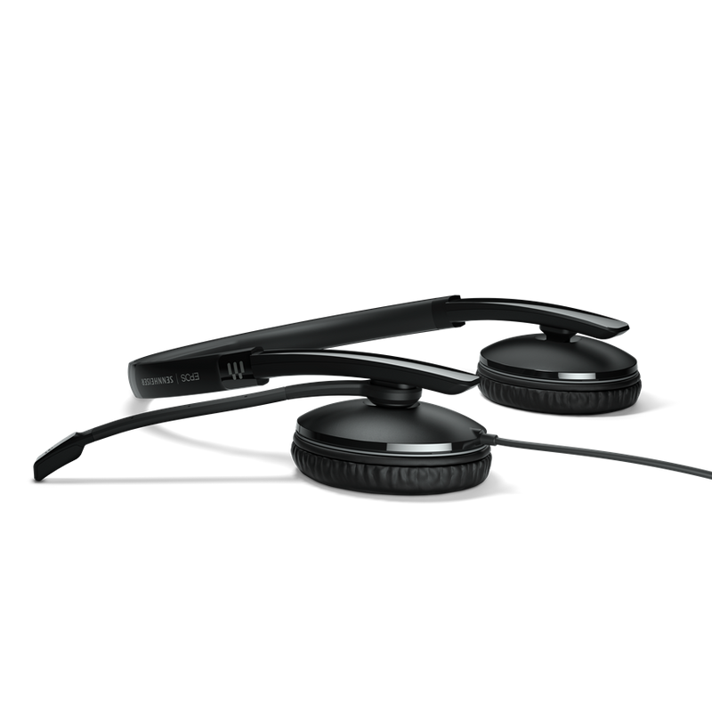 EPOS Adapt 160 USB-C II On-Ear Double Sided USB-C Headset With In-Line Call Control And Foam Earpads