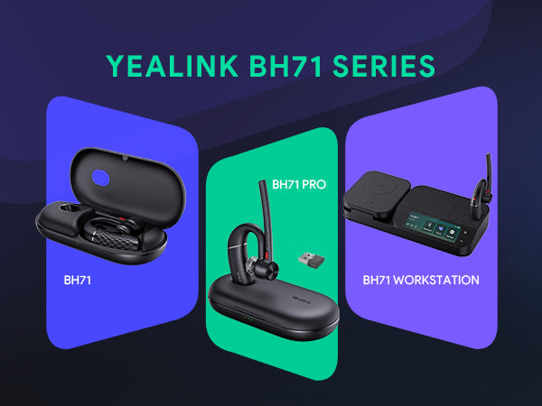 Yealink BH71 Basic MONO Bluetooth draadloze headset Yealink BH71 Basic MONO Bluetooth draadloze headset