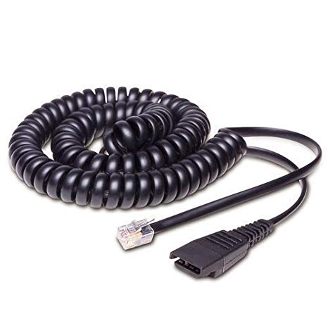 Jabra GN8000 Quick Disconnect (QD) Coiled Bottom Cord