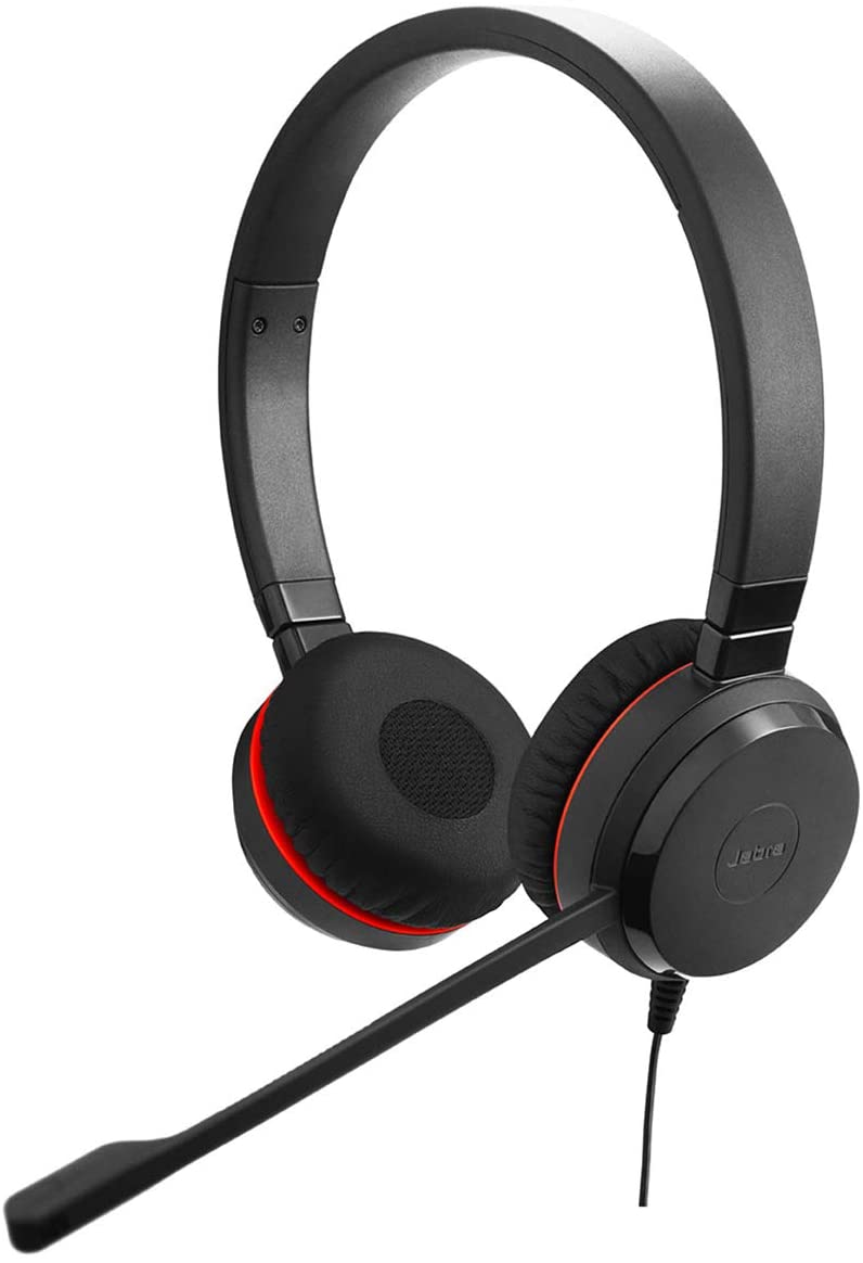 Jabra Evolve 30 II Duo MS USB-C and 3.5mm Headset with In-Line Call Controller