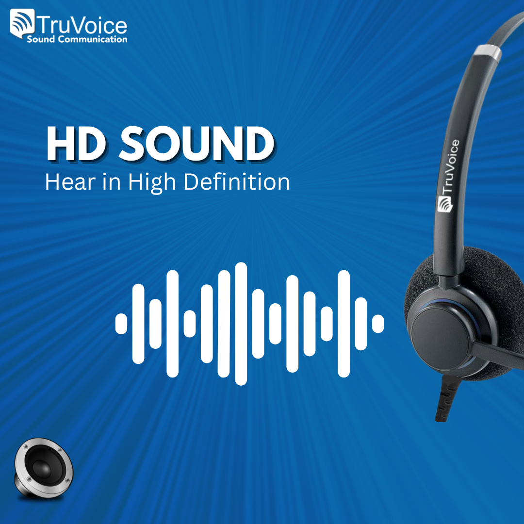 TruVoice HD-100 Single Ear Noise Canceling Headset Including QD Cable for Avaya IP Phones