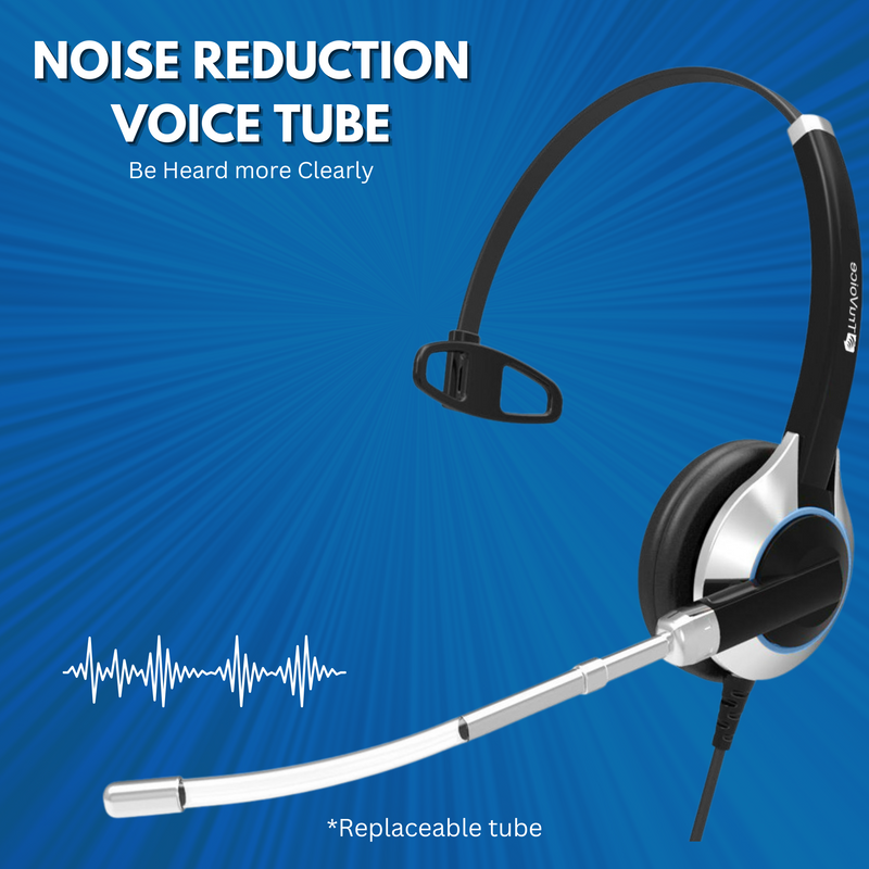 TruVoice HD 300 Single Ear Voice Tube Headset Including 2.5mm QD Cable