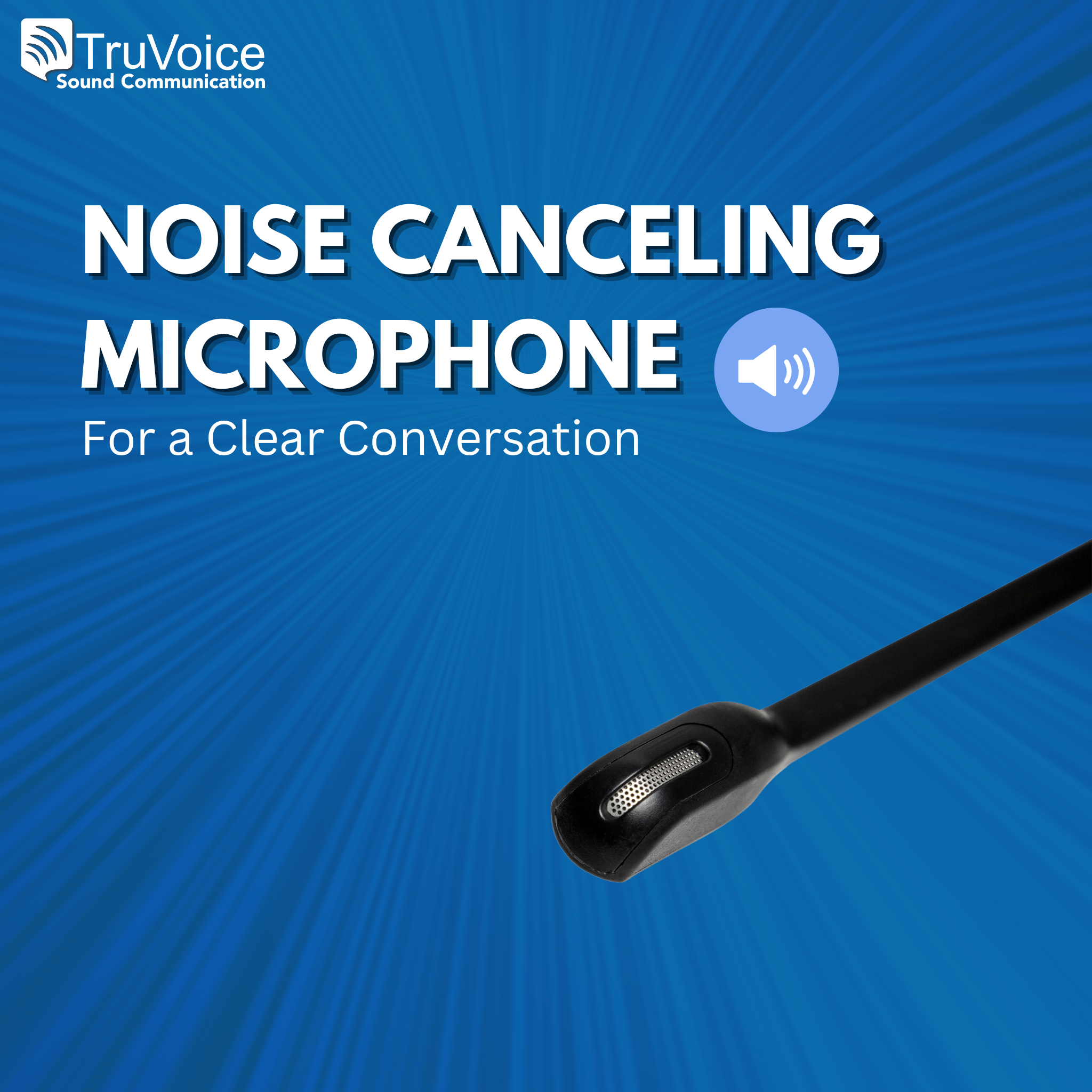 TruVoice HD-100 Single Ear Noise Canceling Headset Including QD Cable for Digium / Sangoma Phones