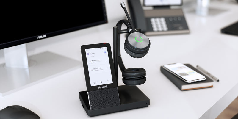 Yealink WH66 UC Dual DECT Wireless Headset and Workstation