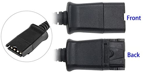 USB-C Adapter Cable (with volume control and mute) for TruVoice and Plantronics QD Headsets