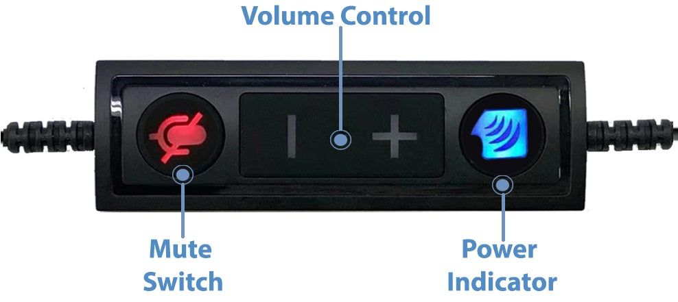 Jabra Compatible QD to USB Adapter Cable (with volume control and mute)