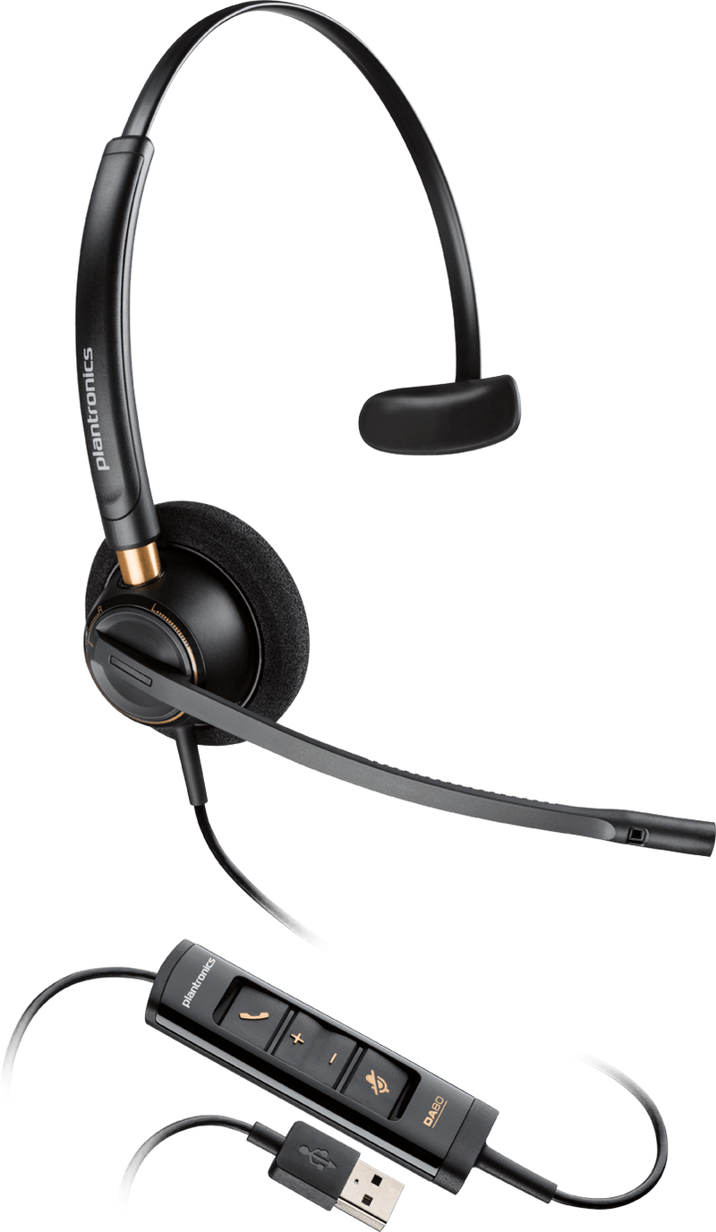 Poly EncorePro HW515 Noise Cancelling Monaural USB-A Headset