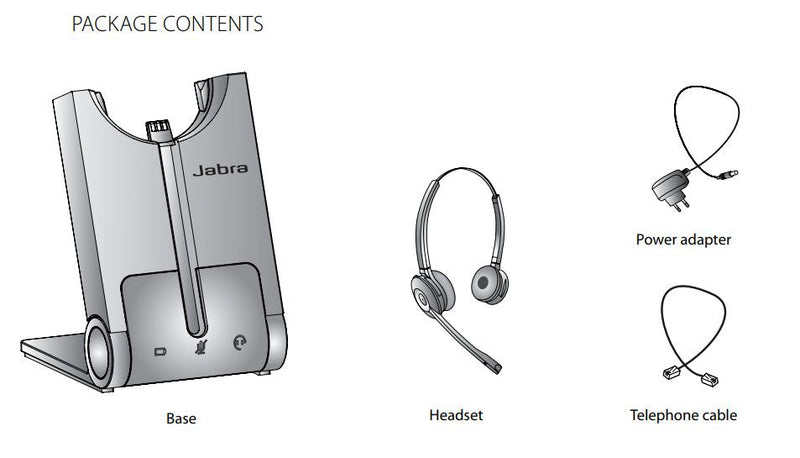Jabra PRO 920 Duo Wireless Headset