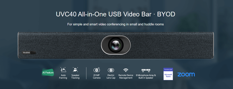 Yealink UVC40 USB Video Bar
