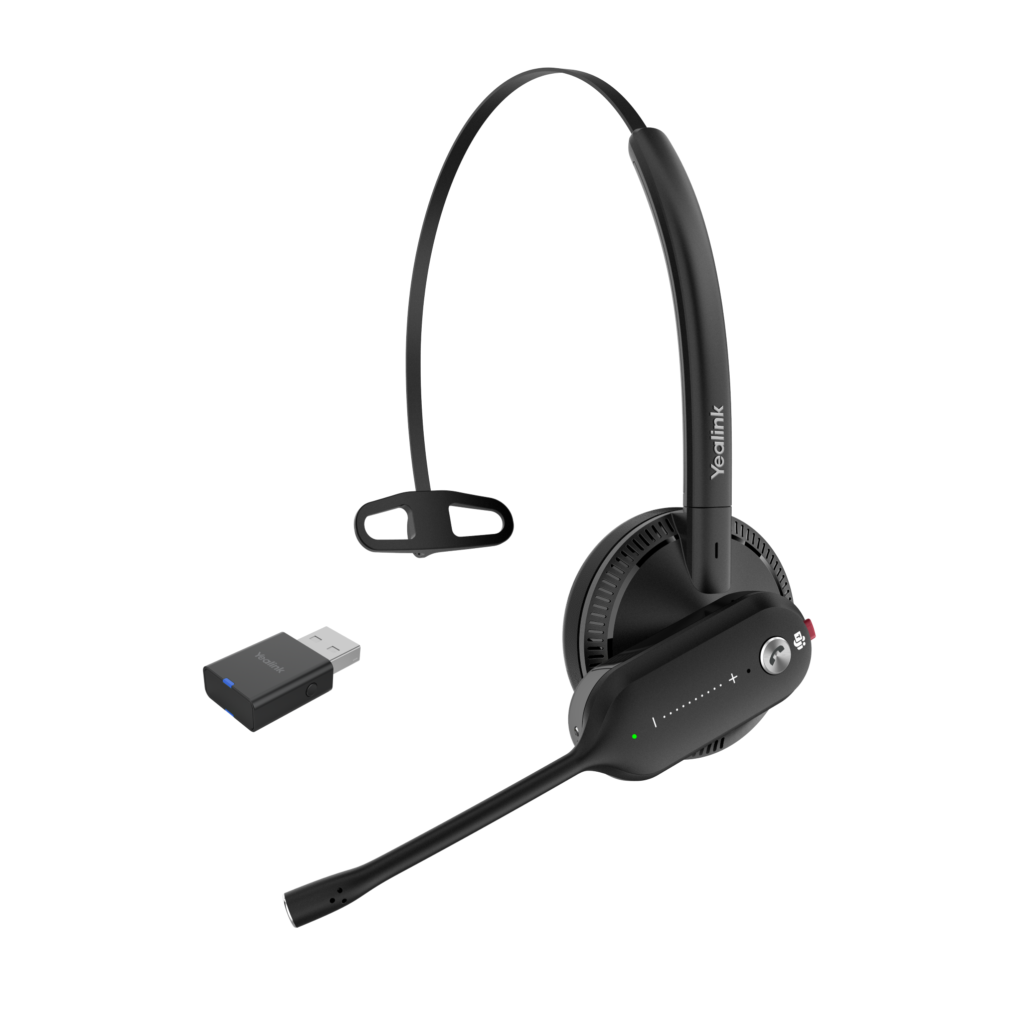 Yealink WH63 Portable Teams Convertible Headset With USB-A Dongle