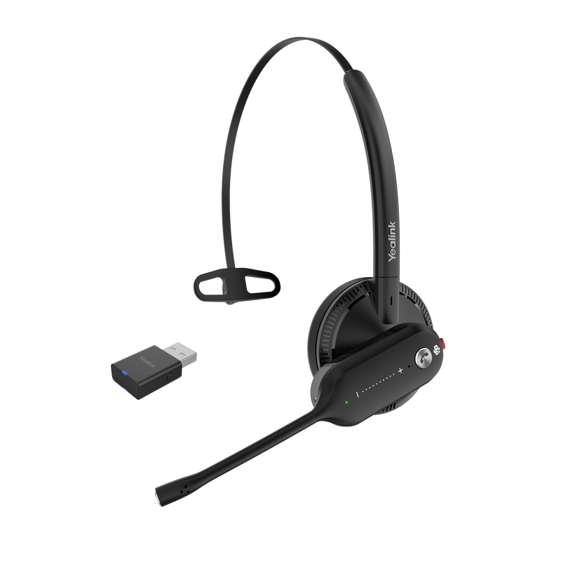 Yealink WH63 Portable Teams Convertible Headset With USB-A Dongle
